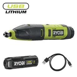 Ciseaux à bois 4V USB Lithium (1x2.0Ah) + 3 gouges - RPC4-120G RYOBI