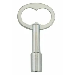 Clé ascenseur (triangle de 9 mm) en acier zingué COUILLET