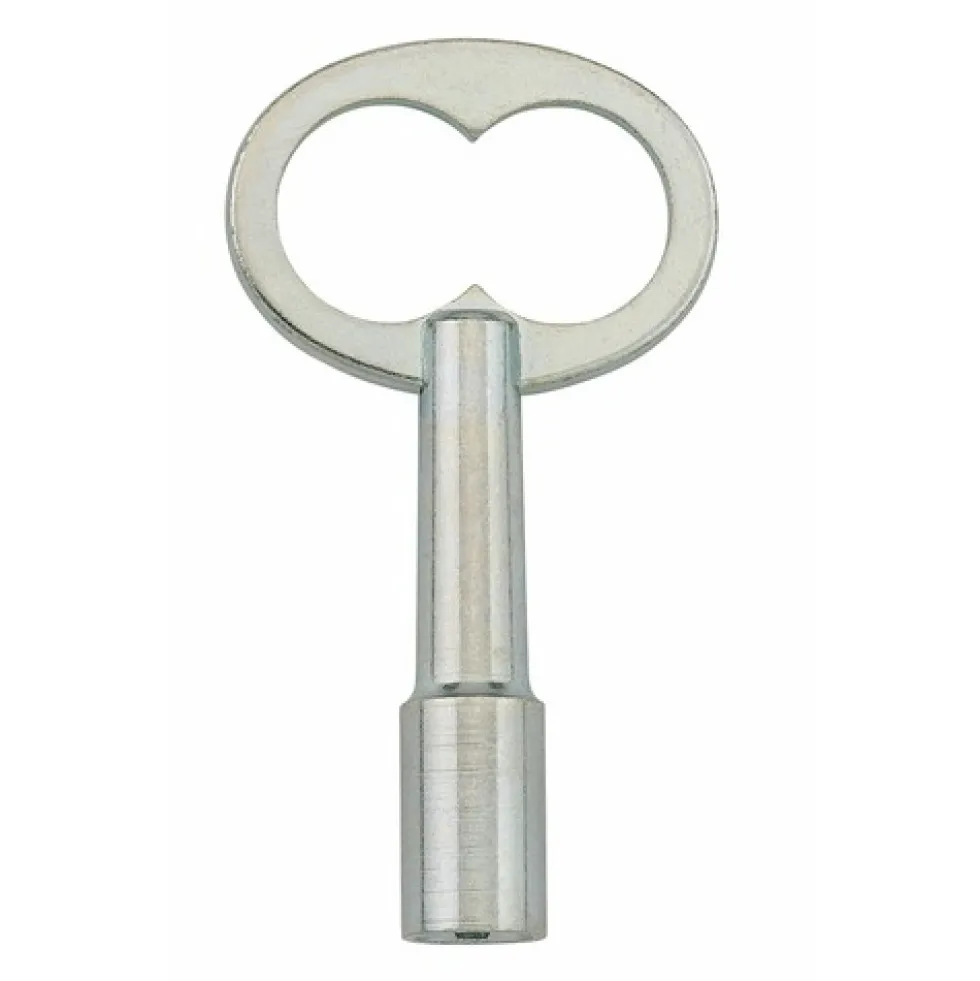 Clé ascenseur (triangle de 9 mm) en acier zingué COUILLET