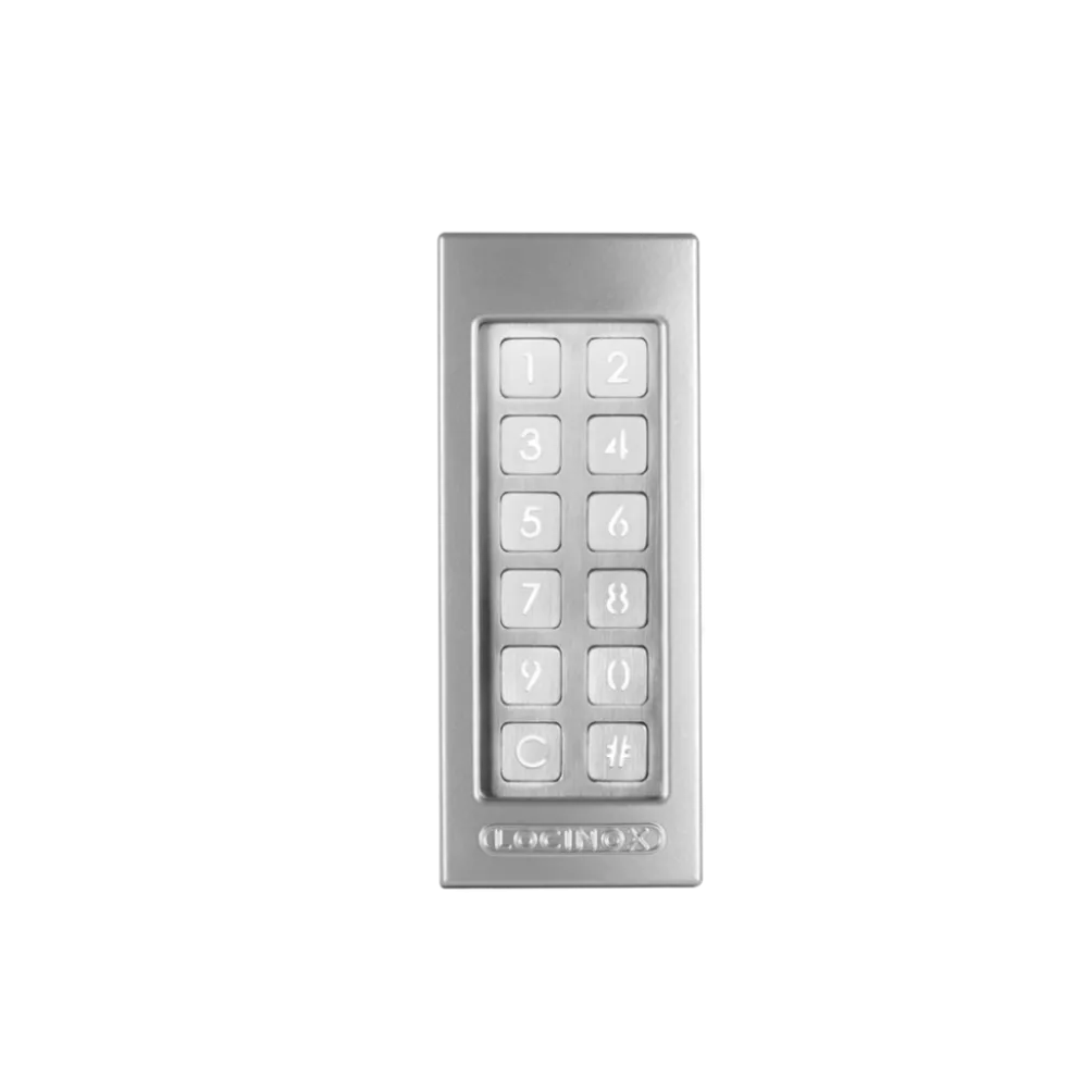 Clavier à code électronique - 100 codes utilisateur - Slimstone LOCINOX