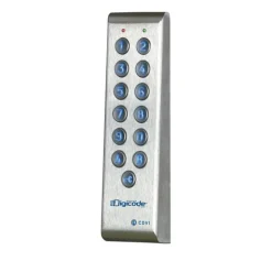Clavier digicode - inox - étroit - électronique intégrée - PROFIL100 CDVI