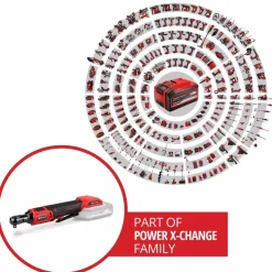 Clé à cliquet sans fil - 60 Nm - TE-RW 18/60 Li-Solo - Power X-Change EINHELL
