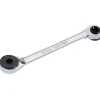 Clé coudée magnétique porte-embouts 1/4'' et 5/16'' SAM OUTILLAGE