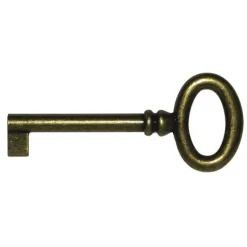 Clé de meuble ajustable en laiton ou zamak - anneau oval - Regence CADAP