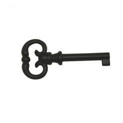 Clé de meuble à l'anglaise 1250 en zamak laqué fer noir CADAP