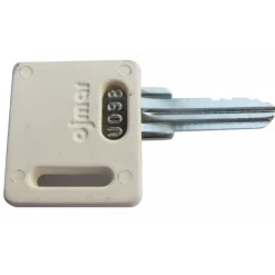 Clef passe général - pour serrure de vitrine 5907 / 5917 / 5539 / 5601 GRAPPIN ANNAT