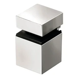 Clip carré - support pour fixation de tablette - aspect inox - GS02 GTV