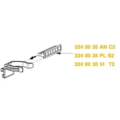 Clip de fixations 225 CAMAR