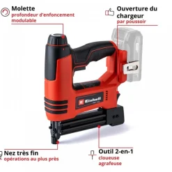 Cloueuse sans fil - TE-CN 18 Li-Solo - Power X-Change EINHELL