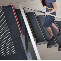 Clous podotactiles à visser DINAPLOT -usage intérieur -aluminium -x50 DINAC