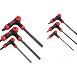 6 clés torx sur poignée, T10 à T40, 66PTXJ6 SAM OUTILLAGE