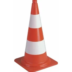 Cônes de signalisation pied PVC GLODIS