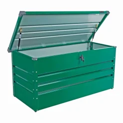 Coffre de rangement métallique - 1320 x 610 x 620 mm - vert ZIPPER