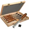 Coffret de 5 ciseaux à bois avec manche bois STANLEY