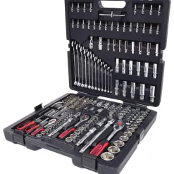 Coffret de douilles et accessoires CHROME Plus 1/4'' - 3/8'' - 1/2'' - 216 pièces KS TOOLS
