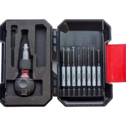 Coffret de 8 embouts d'extraction avec manche Ball Grip Impacta VESSEL