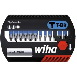 Coffret de 12 embouts T et porte-embout Flipselector WIHA