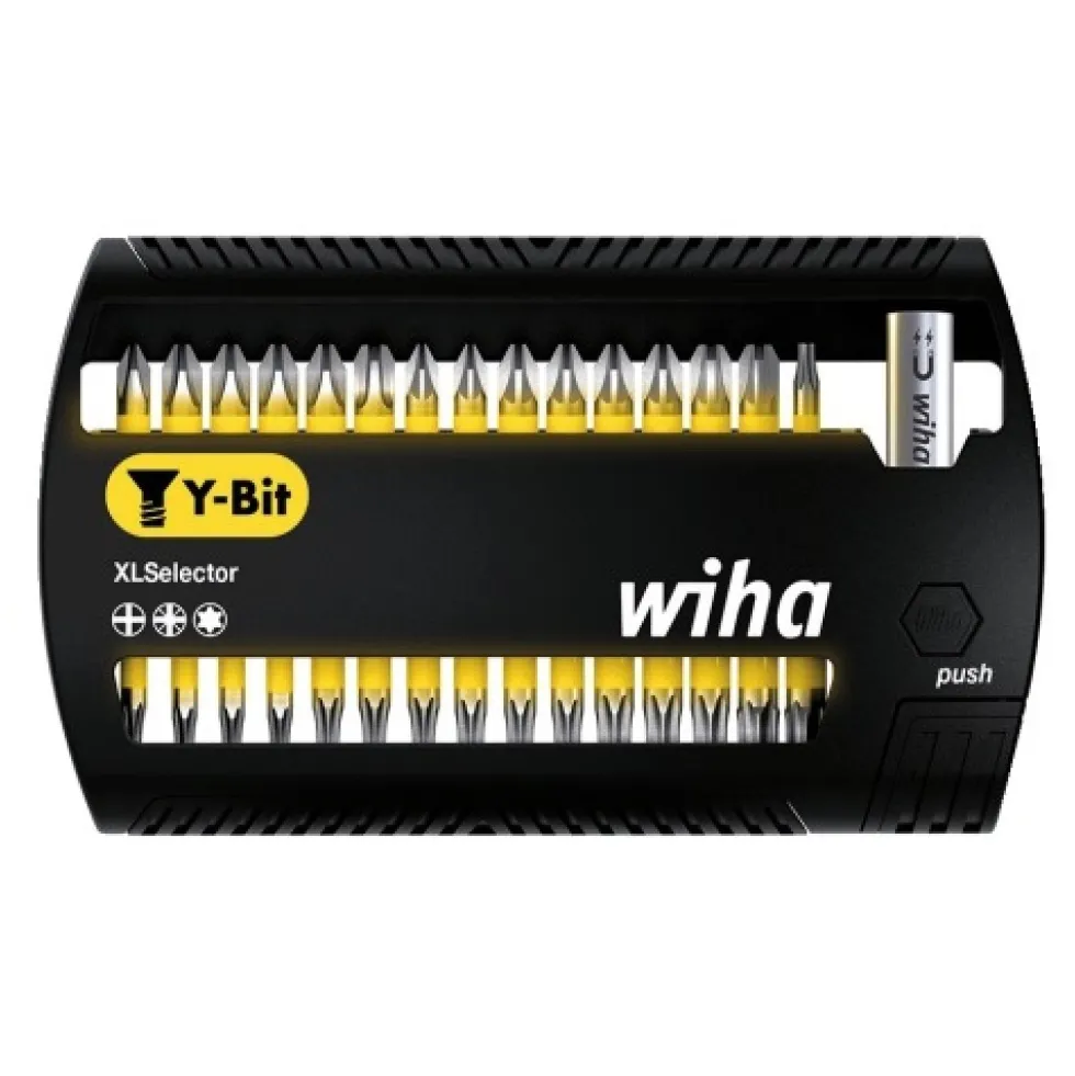 Coffret de 30 embouts Y et porte-embout Flipselector WIHA