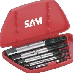 Coffret de 5 extracteurs hélicoïdaux - diamètres de 3 à 18 mm SAM OUTILLAGE