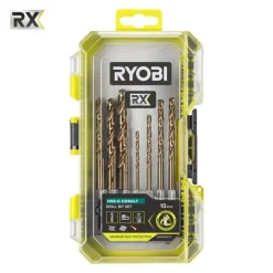 Coffret de 10 forets en carbure de cobalt HSS-G RYOBI® RX - RARXHGC10 RYOBI