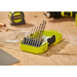 Coffret de 10 forets en carbure de cobalt HSS-G RYOBI® RX - RARXHGC10 RYOBI