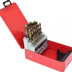 Coffret de 25 forets HSS cobalt diamètre 1 à 13 mm-330.2613 KS TOOLS