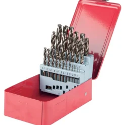 Coffret de 25 forets HSS cobalt diamètre 1 à 13 mm-330.2613 KS TOOLS
