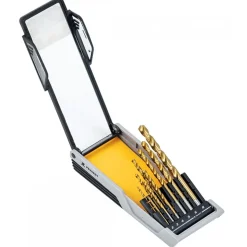 Coffret de 9 forets métal HSS - usage intensif - diamètre 2 à 8 mm PEUGEOT