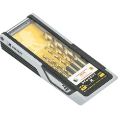 Coffret de 9 forets métal HSS - usage intensif - diamètre 2 à 8 mm PEUGEOT