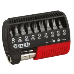 Coffret d'embouts de vissage avec adaptateur - 115 pièces MOB