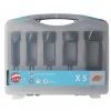 Coffret de 5 mèches à bouchonner HSS LEMAN