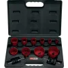 Coffret de 10 scies cloches - Ø 19 à 67 mm KS TOOLS