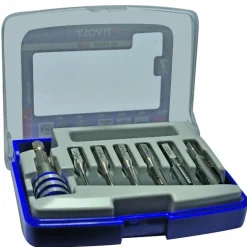 Coffret de 6 tarauds HSS M3 à M10 - queue hexagonale + porte embout TIVOLY