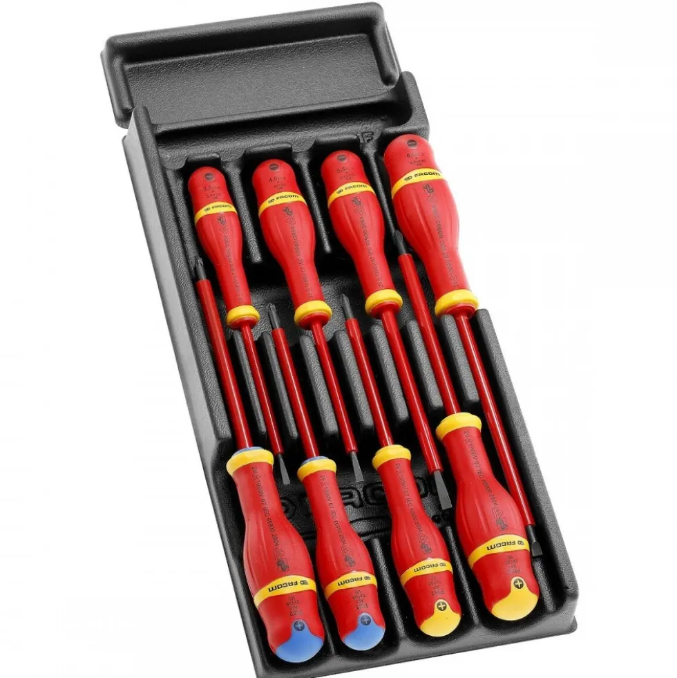 Coffret de 8 tournevis PROTWIST® 1/3 isolés 1000V FACOM