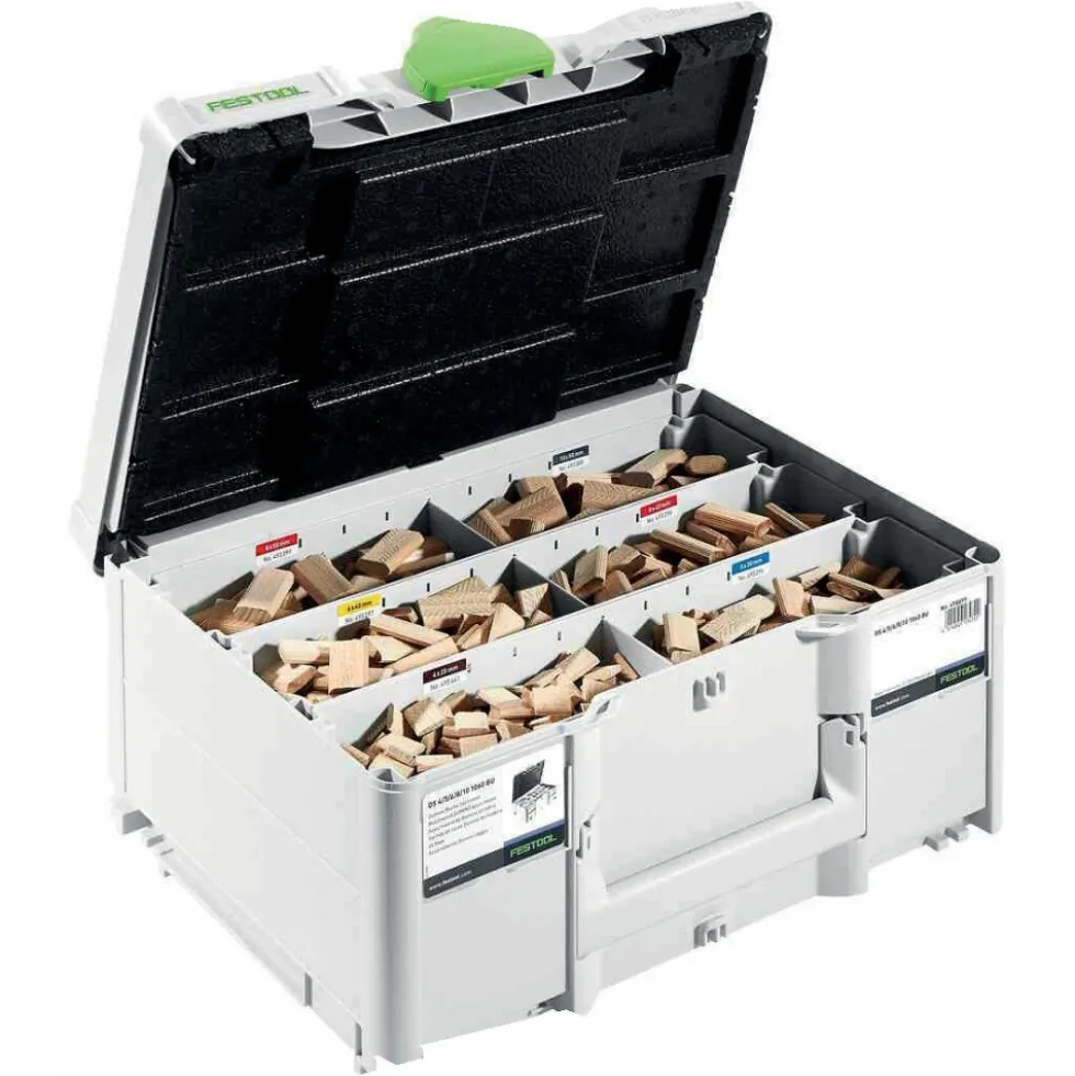 Coffret Dominos d'assemblage en hêtre DS - 4/5/6/8/10 - 1060 BU FESTOOL