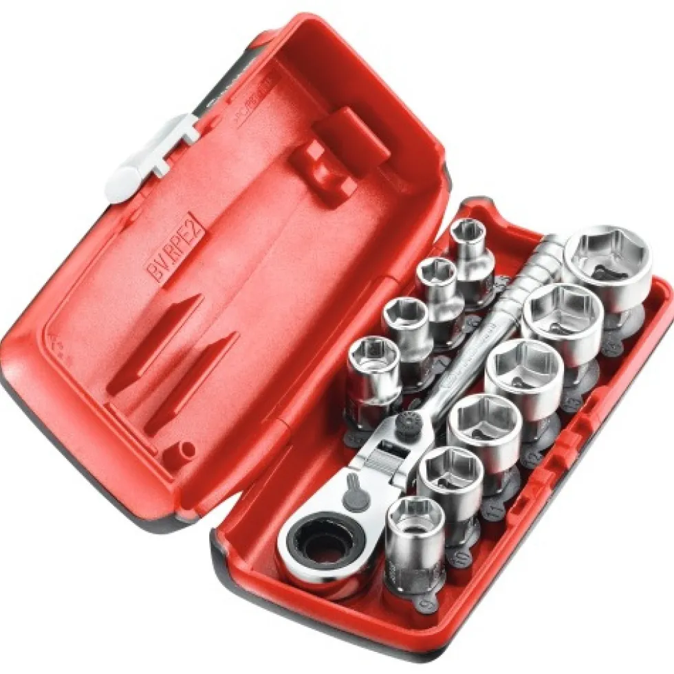 Coffret - douilles 1/4'' et Cliquet R180 FACOM
