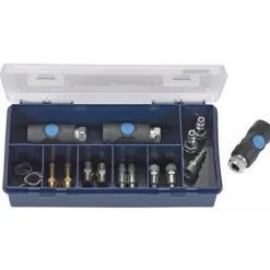 Coffret dépannage 15 pièces air comprimé Ø 06 mm PRÉVOST