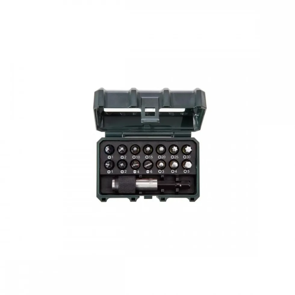 Coffret embout de vissage 15 pièces - 626703000 METABO