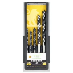 Coffret forets bois ø4 à 10mm - 6 pièces PEUGEOT