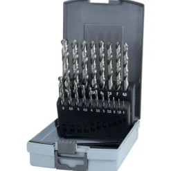 Coffret 19 forets HSS taillé meulé - Ø 1 à 10 mm - 214214RO RUKO