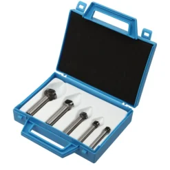Coffret 5 fraises coniques - 3 dents - 5% Cobalt - angle 90° DIAGER