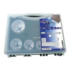 Coffret électricien 6 trépans bi-métal + accessoires LEMAN