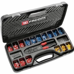 Coffret électricité générale pince à sertir + cosses 449.Z3A FACOM