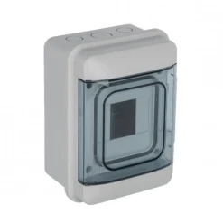 Coffret modulaire étanche - 4 à 12 modules - gris - IP65 DEBFLEX
