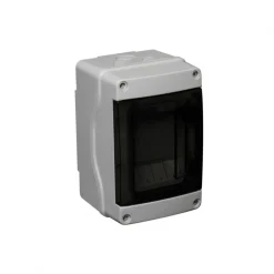 Coffret modulaire étanche - 4 à 12 modules - gris - IP65 DEBFLEX