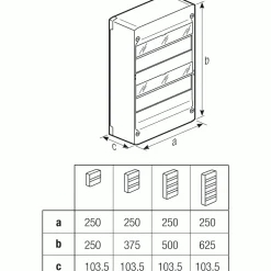 Coffret 13 modules - 1 rangée - pose en saillie - IP30 - IK05 - Drivia LEGRAND