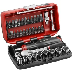 Coffret NANO cliquet et douilles 1/4" 6 pans OGV® Grip FACOM
