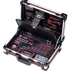 Coffret outils professionnels en aluminium - 123 pièces KRAFTWERK