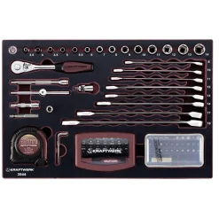 Coffret outils professionnels en aluminium - 123 pièces KRAFTWERK