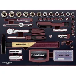 Coffret outils professionnels en aluminium - 151 pièces KRAFTWERK